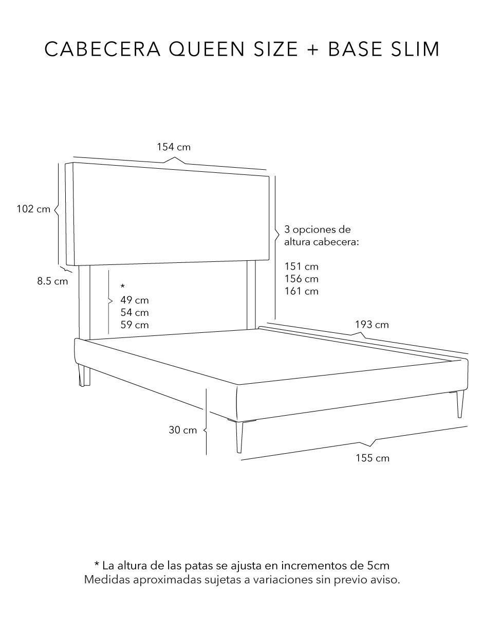 Cama Argos Slim de madera pino