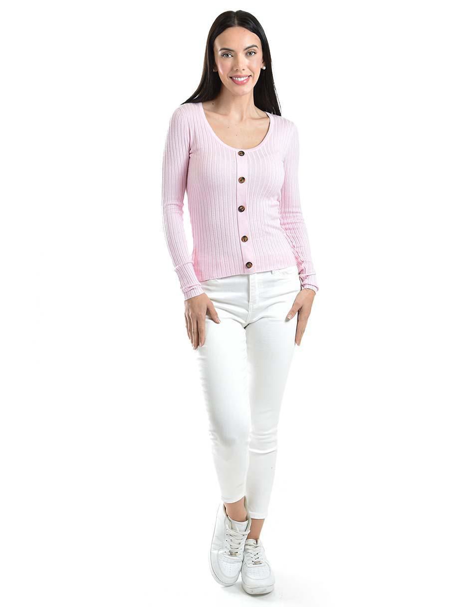 Suéter cuello redondo para mujer 2