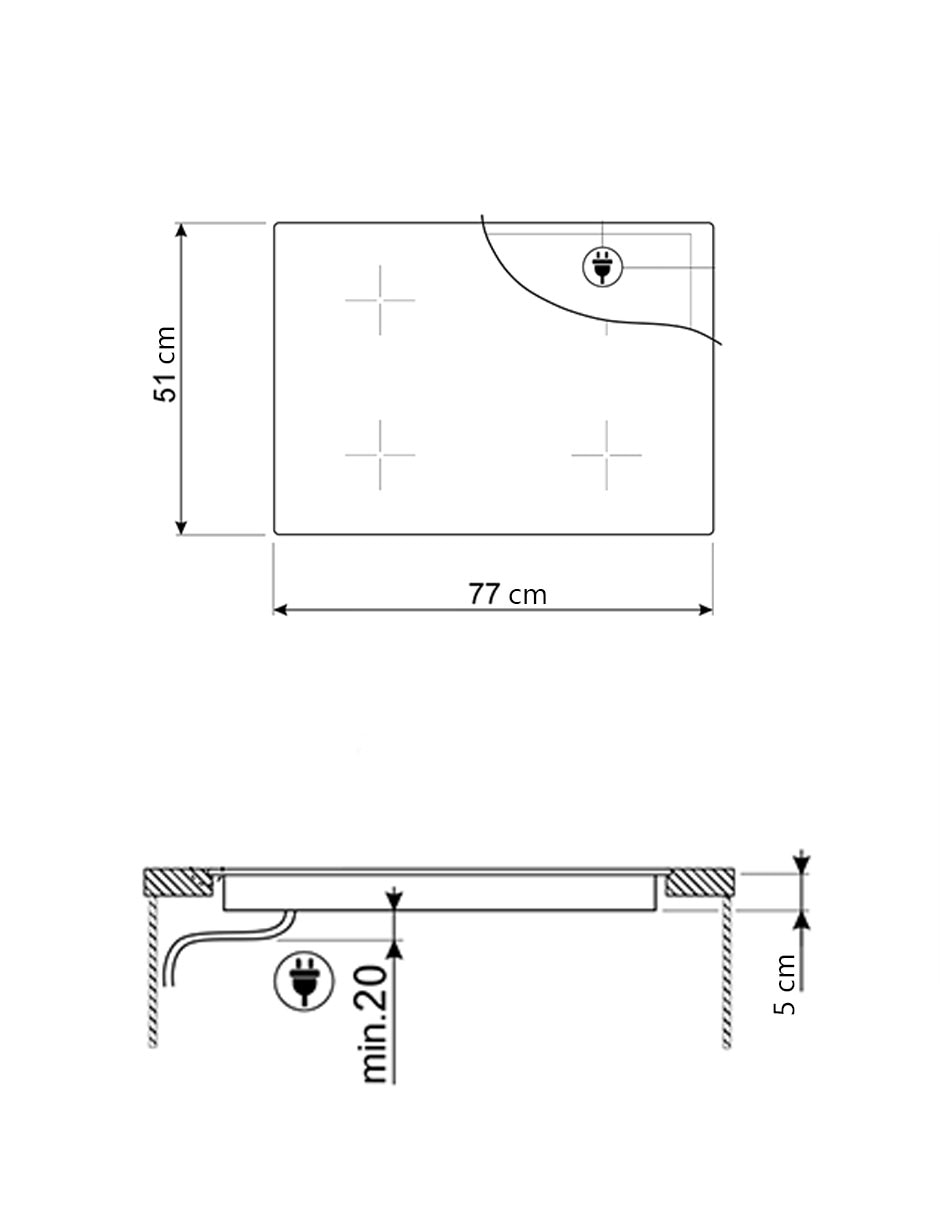 Parrilla eléctrica empotrable Smeg