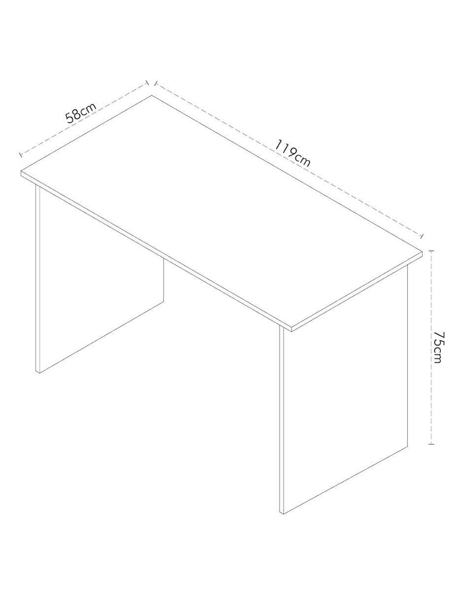 Escritorio armable Curie de MDF 4