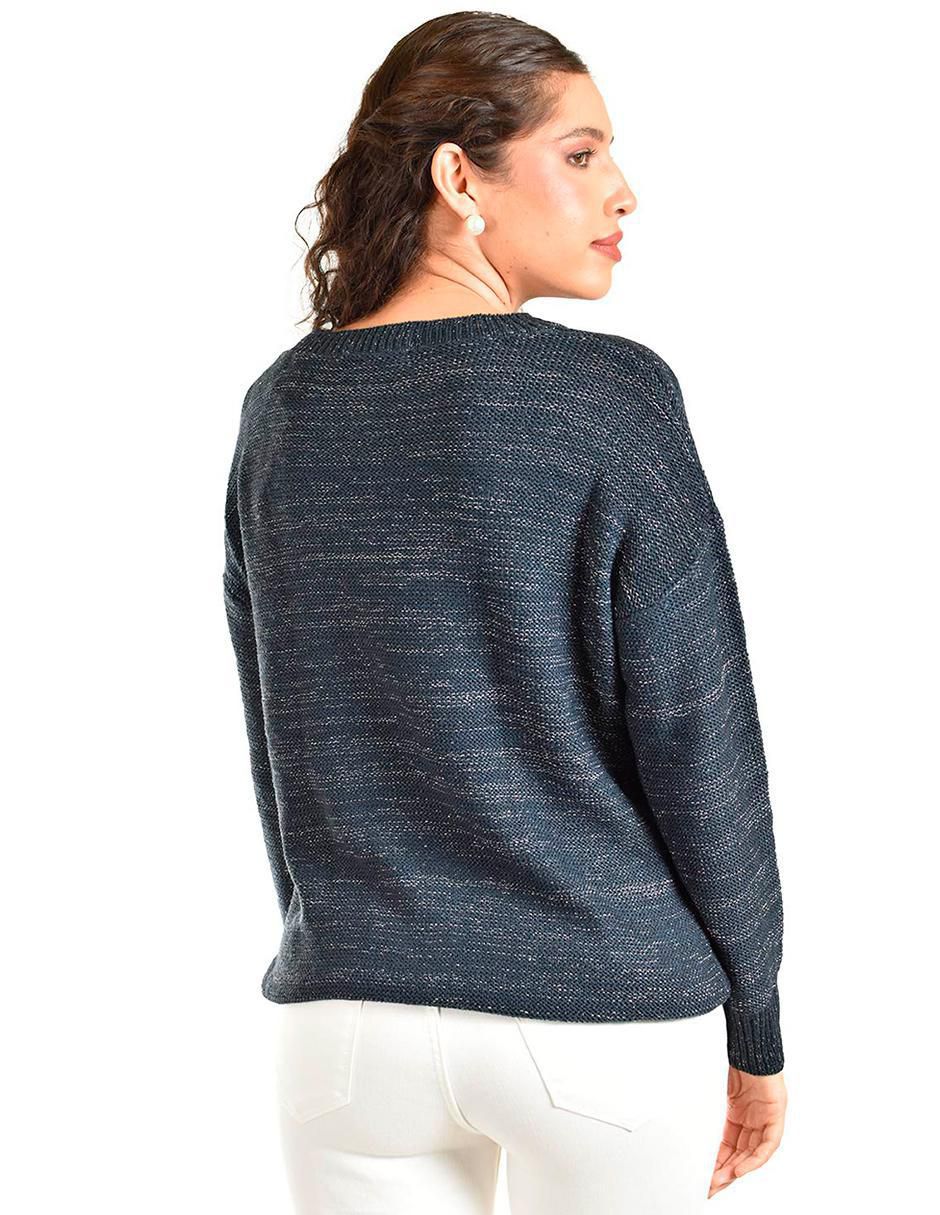 Suéter cuello redondo para mujer 3