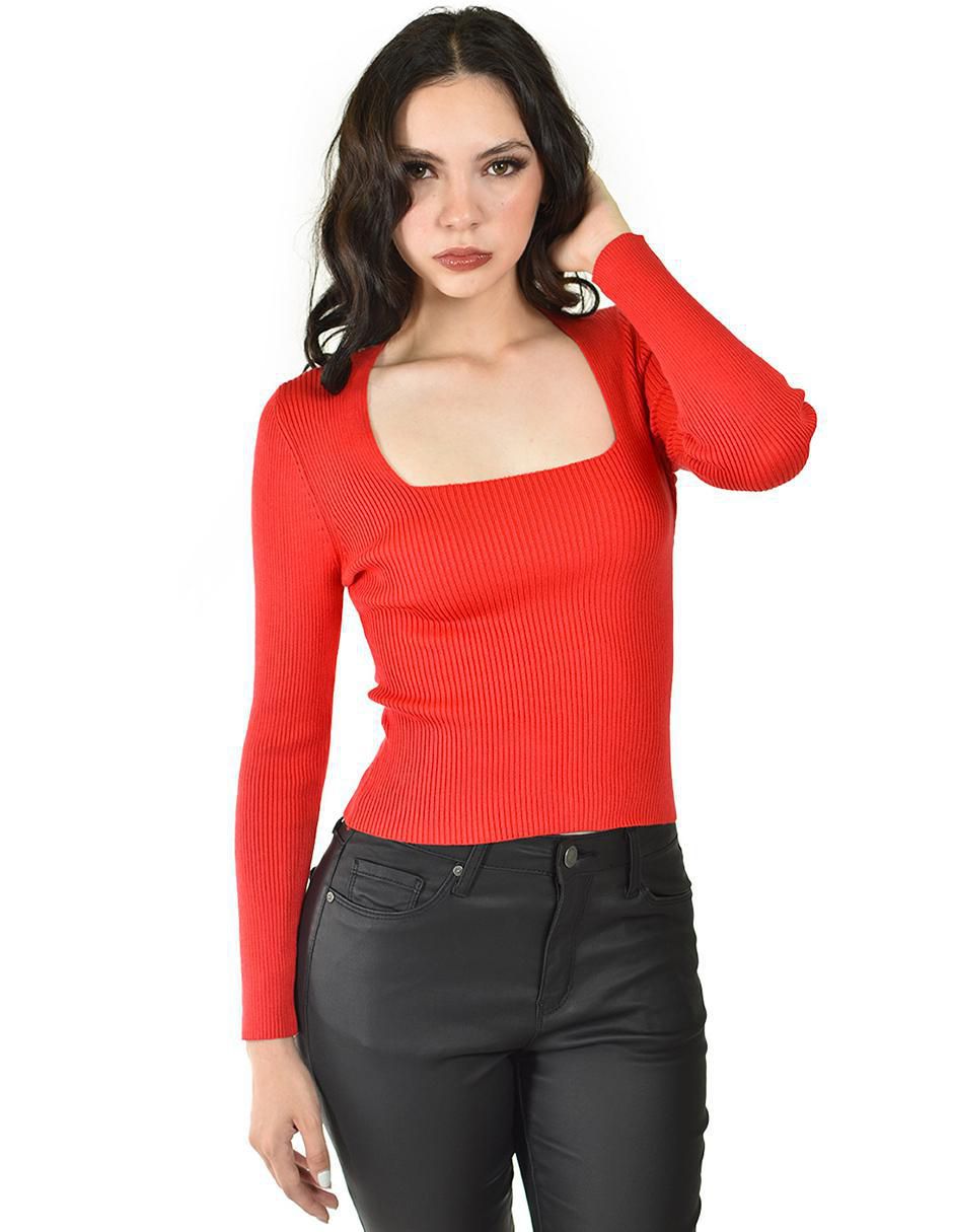 Blusa manga larga para mujer 11