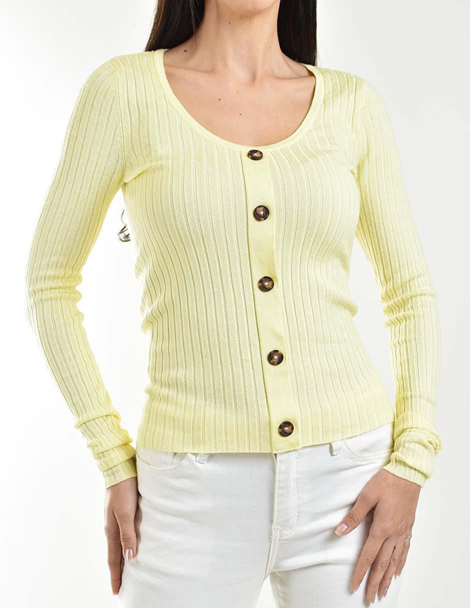Suéter cuello redondo para mujer