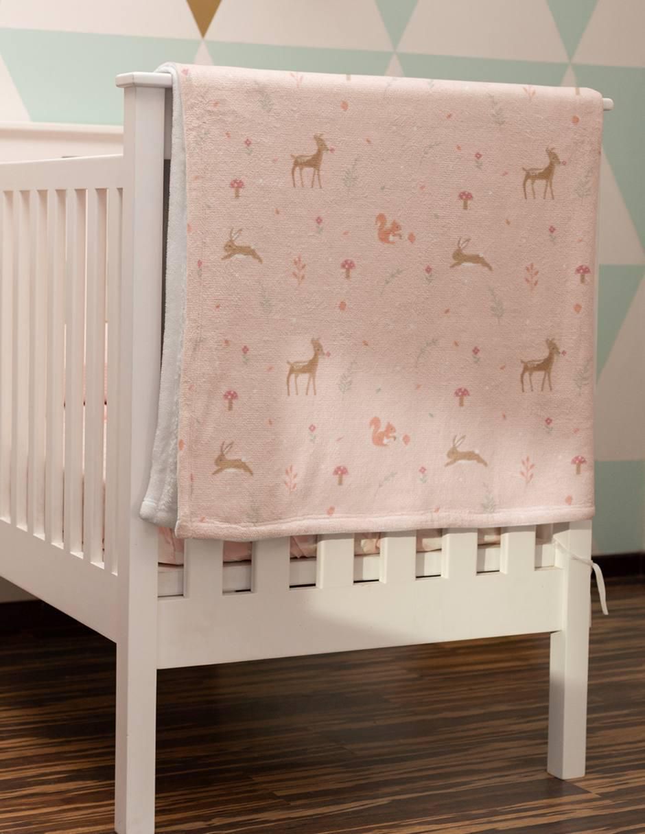 Frazada de tejido de punto Venado Rosa 4