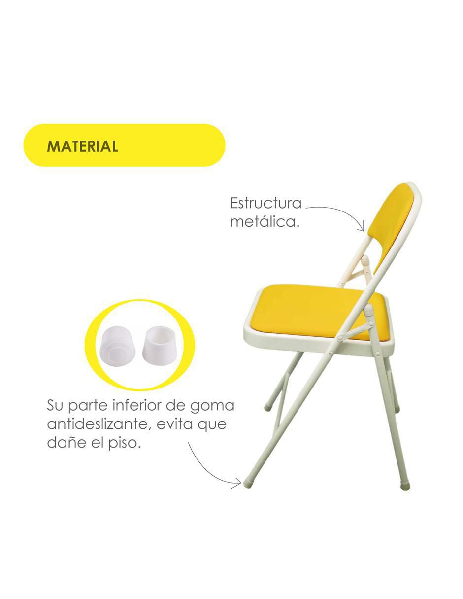 Silla plegable set 4 piezas 7