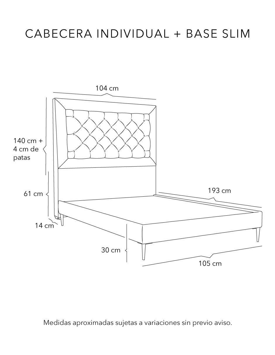 Cama Mary Slim de madera pino 5