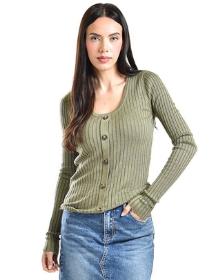 Suéter cuello redondo para mujer Suéter cuello redondo para mujer