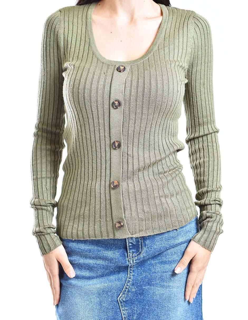 Suéter cuello redondo para mujer 5