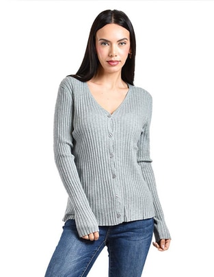 Suéter cuello V para mujer Suéter cuello V para mujer