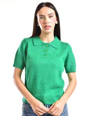 Blusa Roman Fashion manga corta para mujer