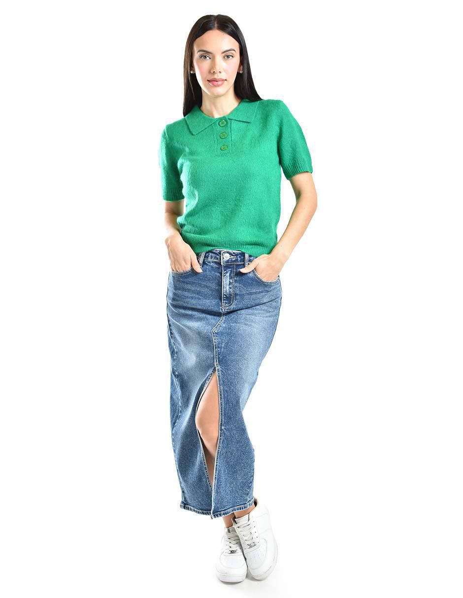 Blusa Roman Fashion manga corta para mujer