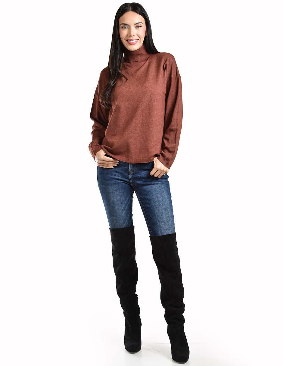 Suéter cuello tortuga para mujer 5