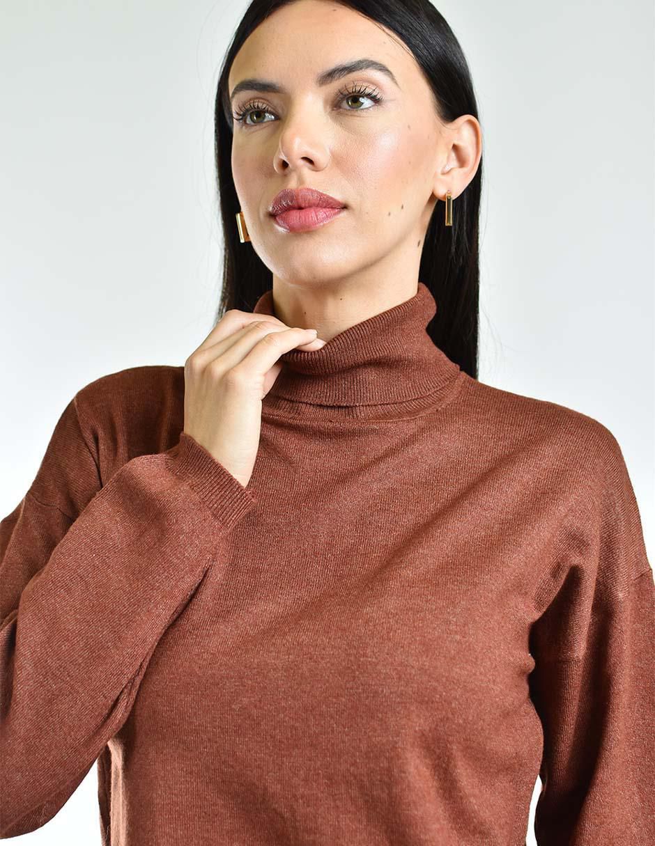 Suéter cuello tortuga para mujer 2