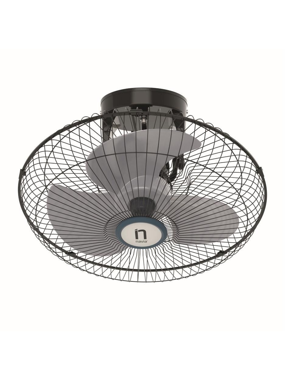 VENTILADOR DE TECHO SATURNO NAV, NEGRO 1