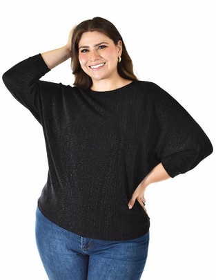 Blusa manga 3/4 para mujer