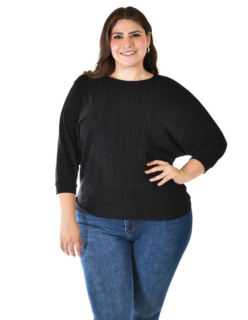 Blusa manga 3/4 para mujer