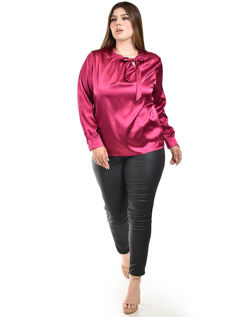 Blusa manga larga para mujer
