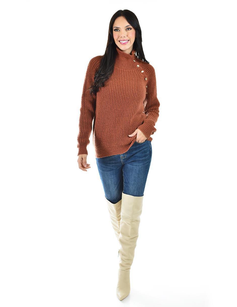 Suéter cuello alto para mujer 6