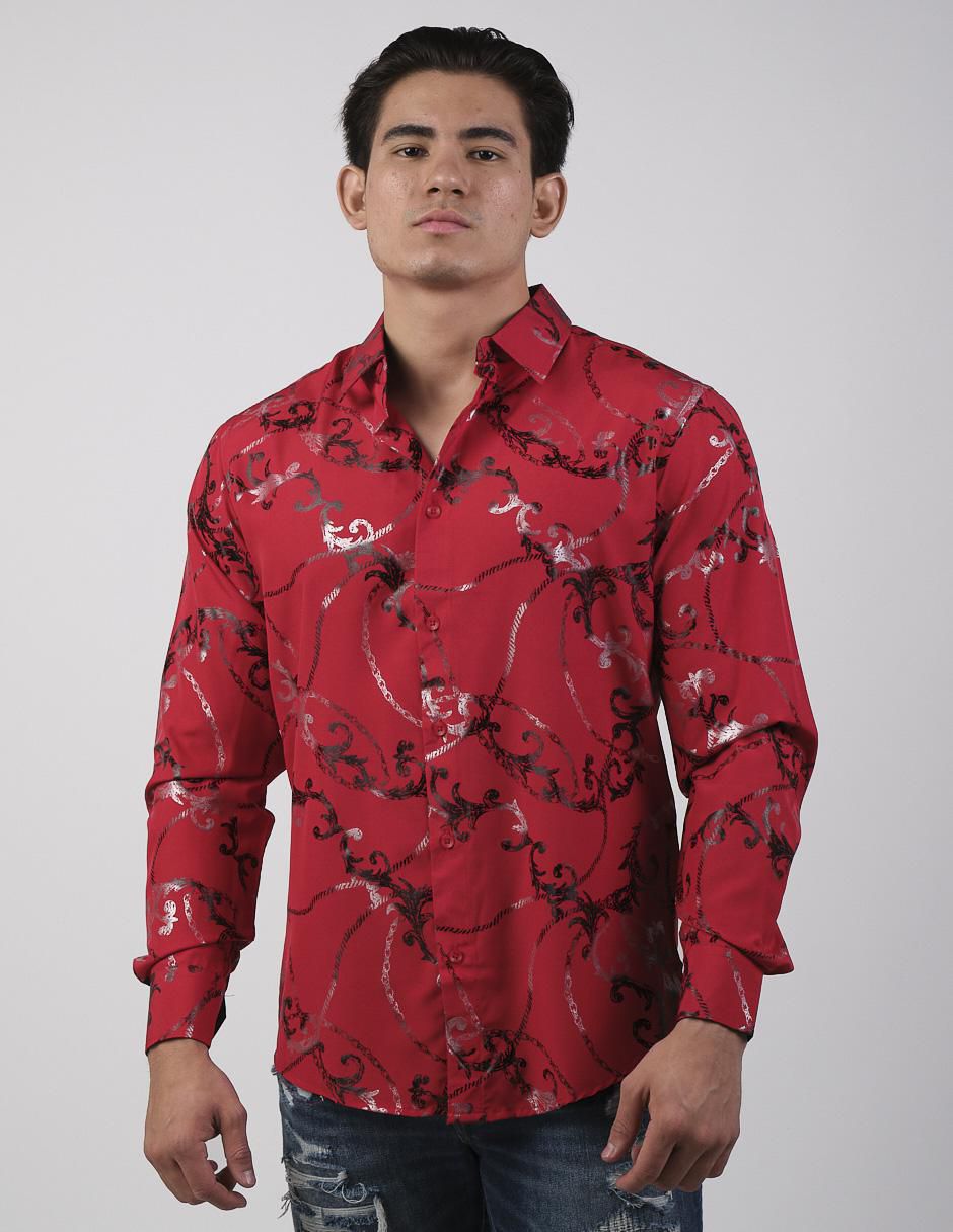 Camisa casual de algodón manga larga para hombre Camisa casual de algodón manga larga para hombre