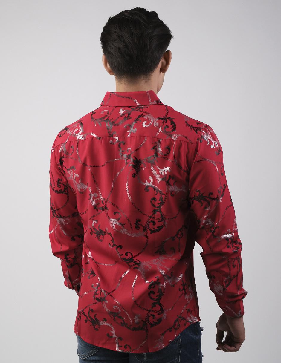 Camisa casual de algodón manga larga para hombre 2
