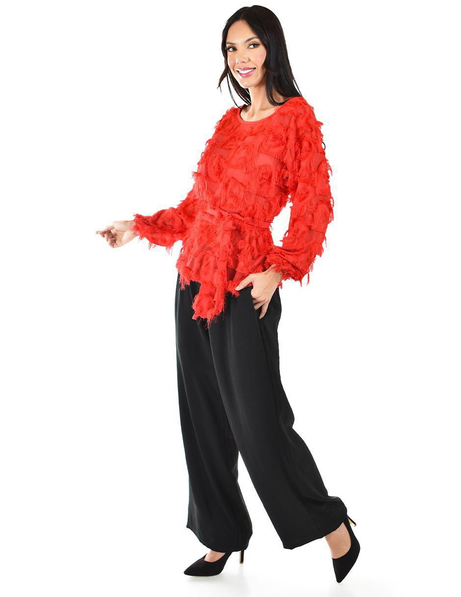 Blusa manga larga para mujer 7
