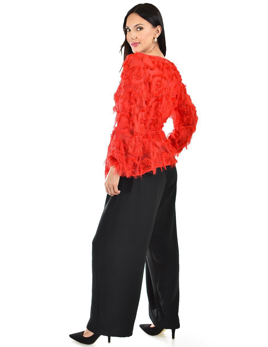 Blusa manga larga para mujer 8