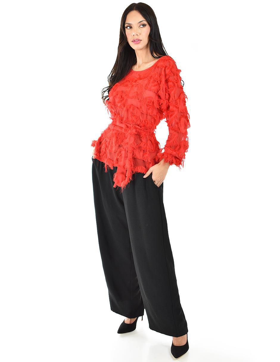 Blusa manga larga para mujer 11