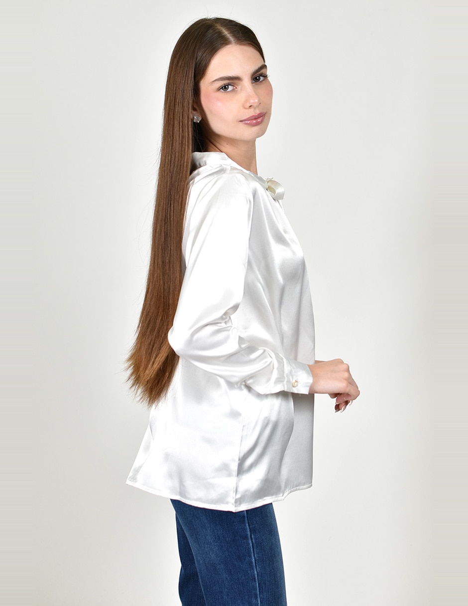 Blusa manga larga para mujer 7