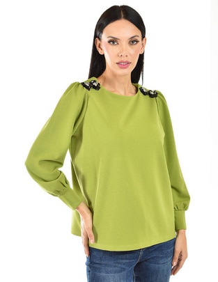 Blusa manga larga para mujer 1