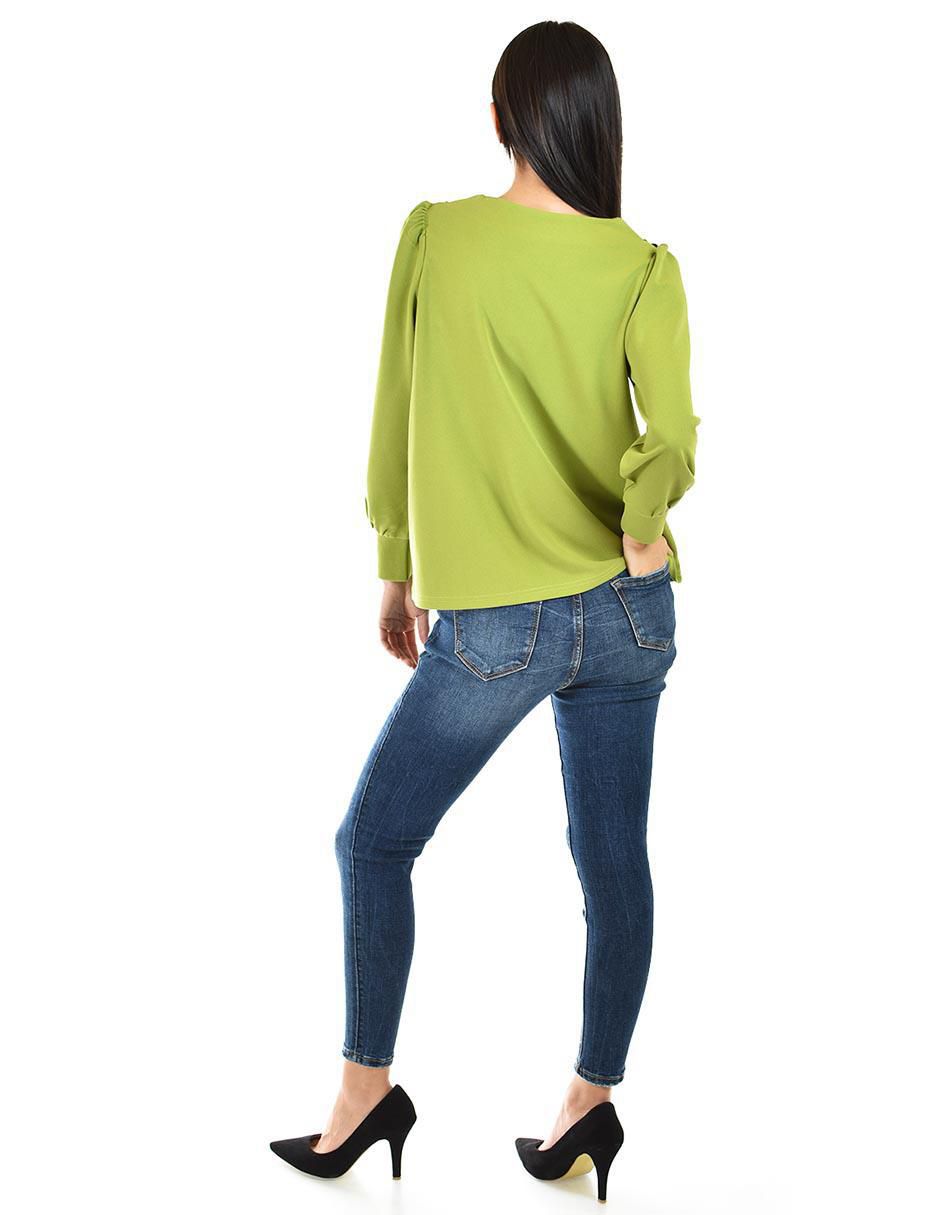 Blusa manga larga para mujer 8