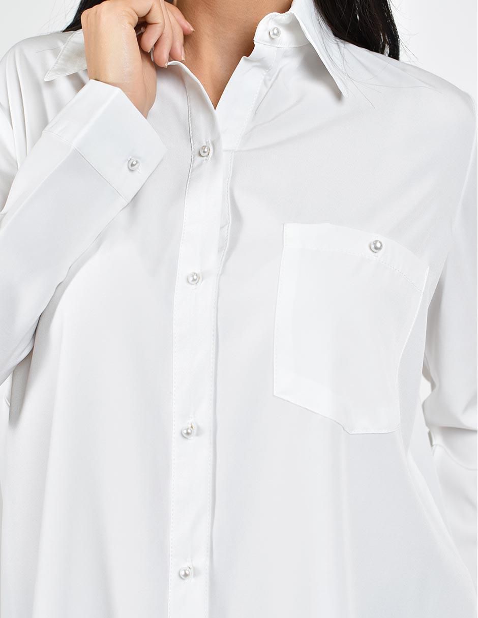 Blusa Roman Fashion manga larga para mujer
