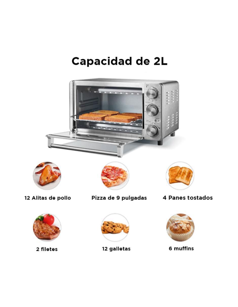 TOSTADOR MET12A2MSS MIDEA, GRIS ACERO