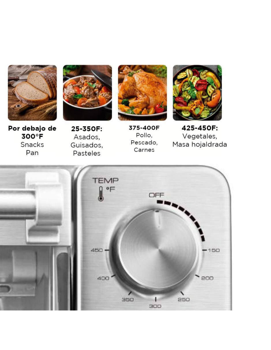 TOSTADOR MET12A2MSS MIDEA, GRIS ACERO