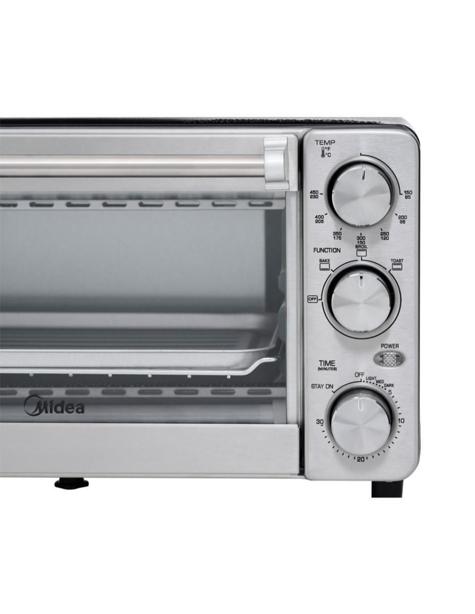 TOSTADOR MET12A2MSS MIDEA, GRIS ACERO