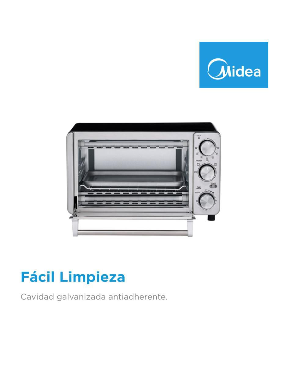 TOSTADOR MET12A2MSS MIDEA, GRIS ACERO