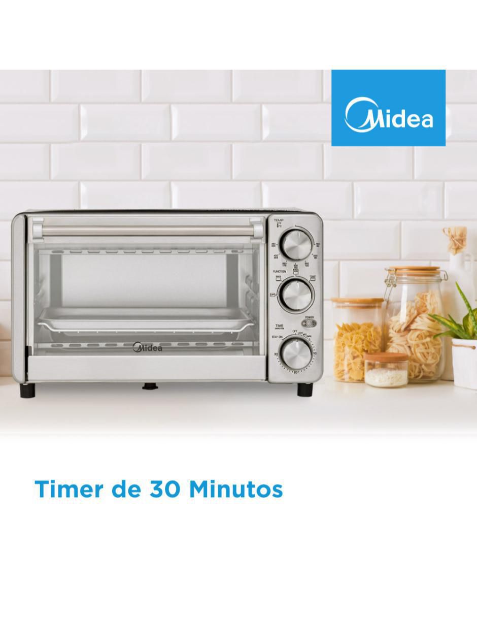 TOSTADOR MET12A2MSS MIDEA, GRIS ACERO