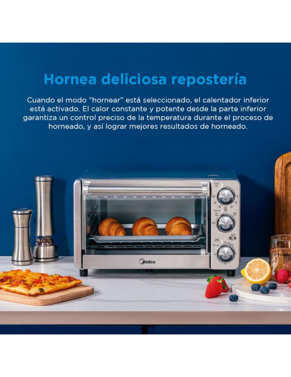 TOSTADOR MET12A2MSS MIDEA, GRIS ACERO
