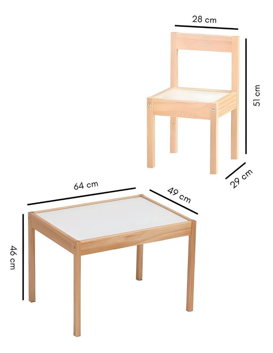 Mesa con silla armable 9