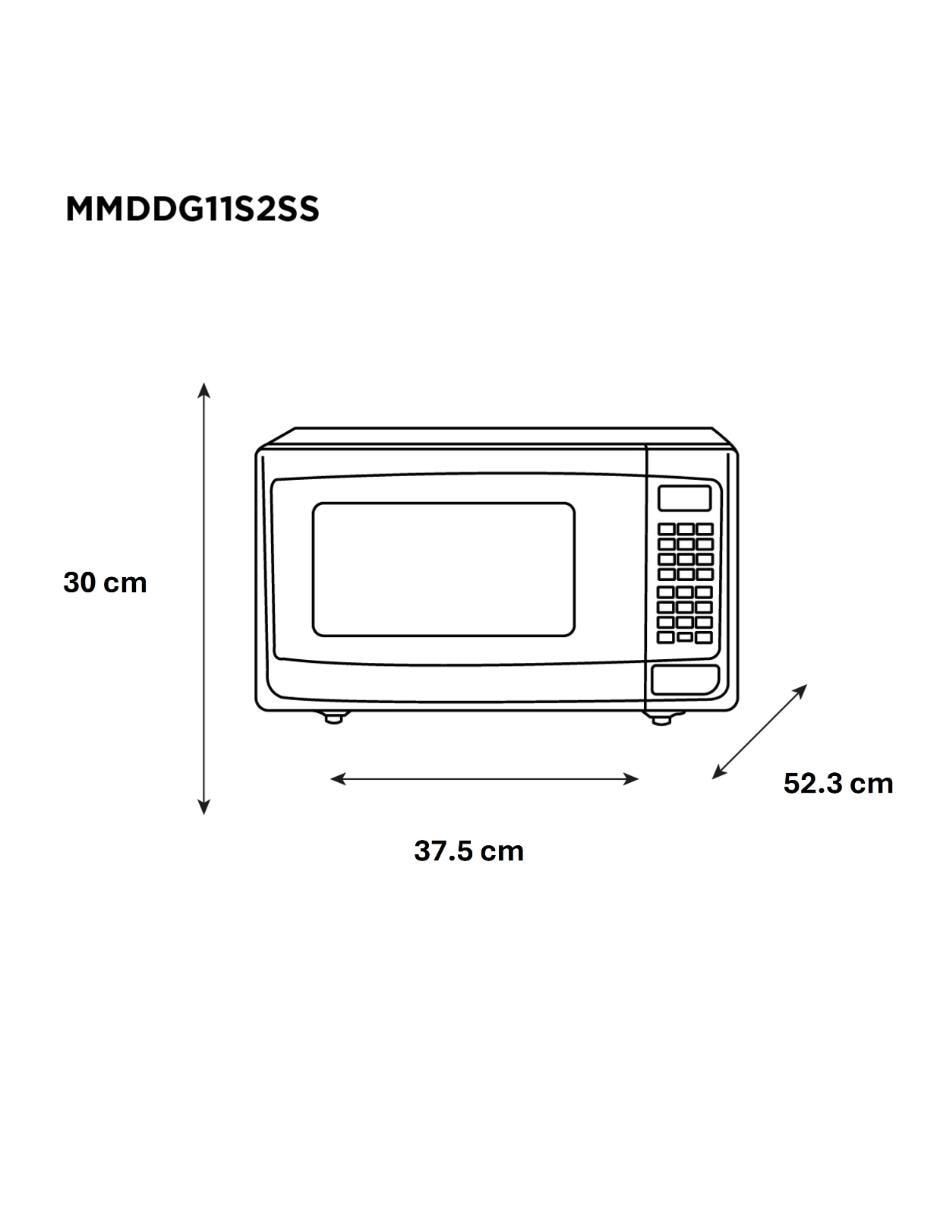 Horno de microondas de convección de 1.1 pies 12