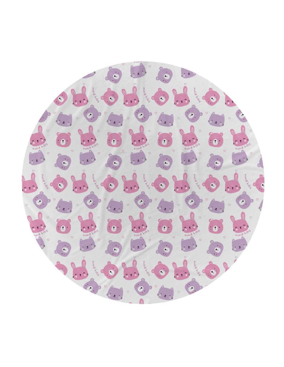 Frazada de tejido de punto Animal Pink