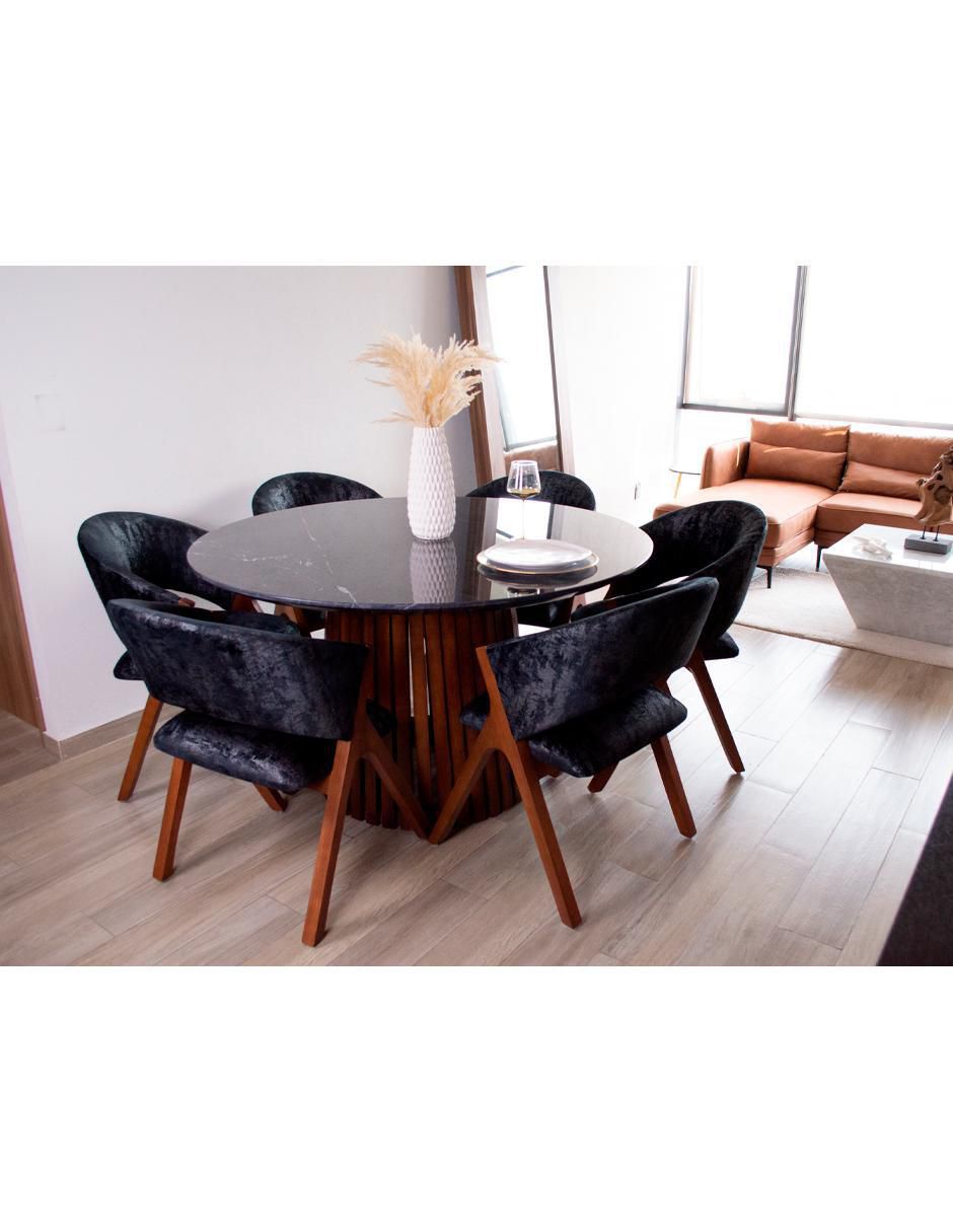 Set de sillas 6 piezas de madera pino 3