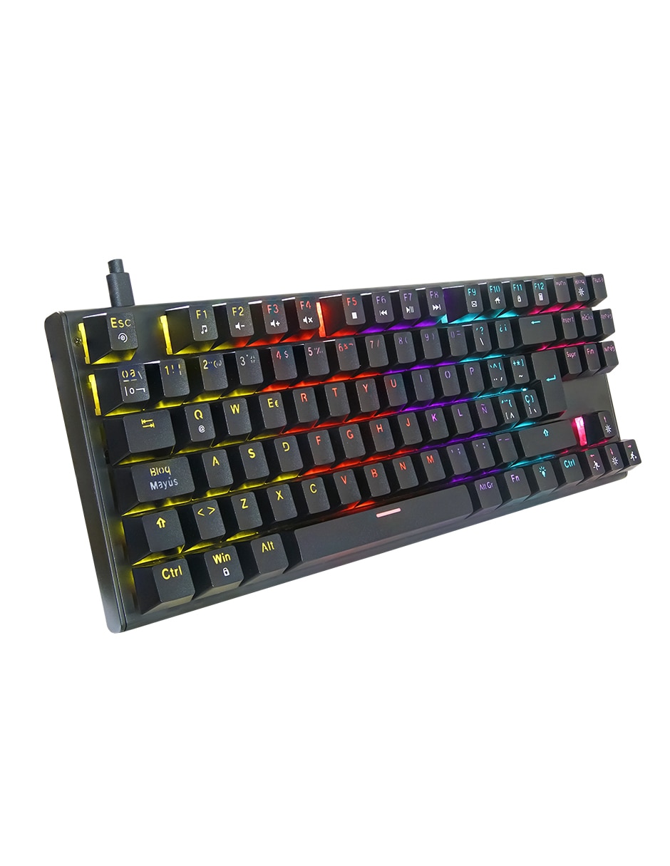 Teclado USB Bluetooth gamer retroiluminado español GG-A49414 3