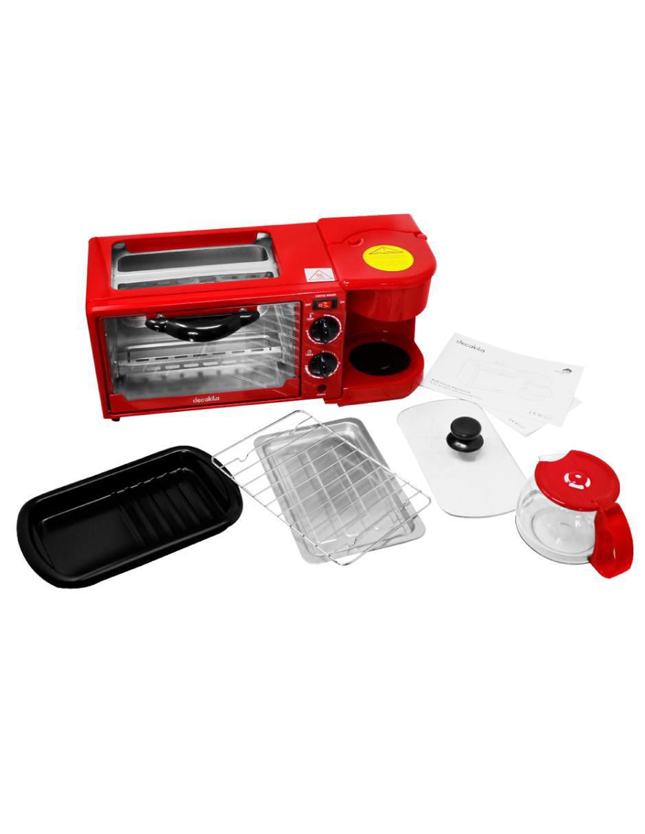 SET HORNO ELÉCTRICO KUEV00, 12 L, ROJO