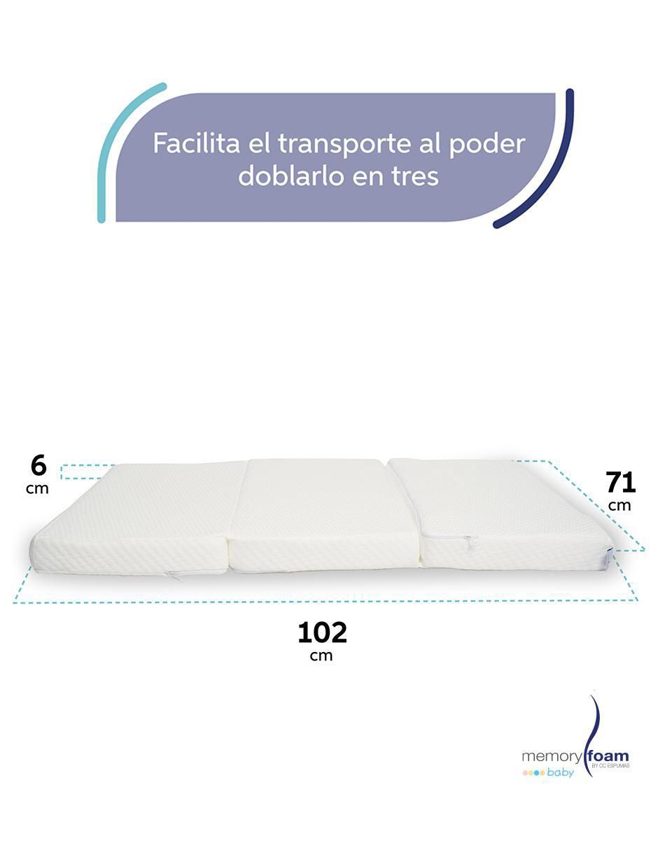 Colchón plegable Memory Foam Baby confort medio