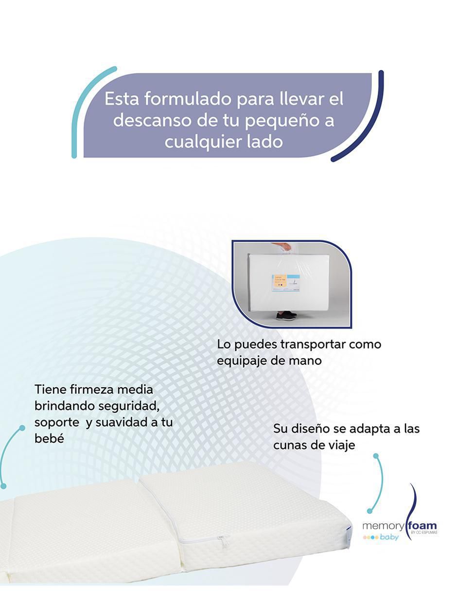 Colchón plegable Memory Foam Baby confort medio