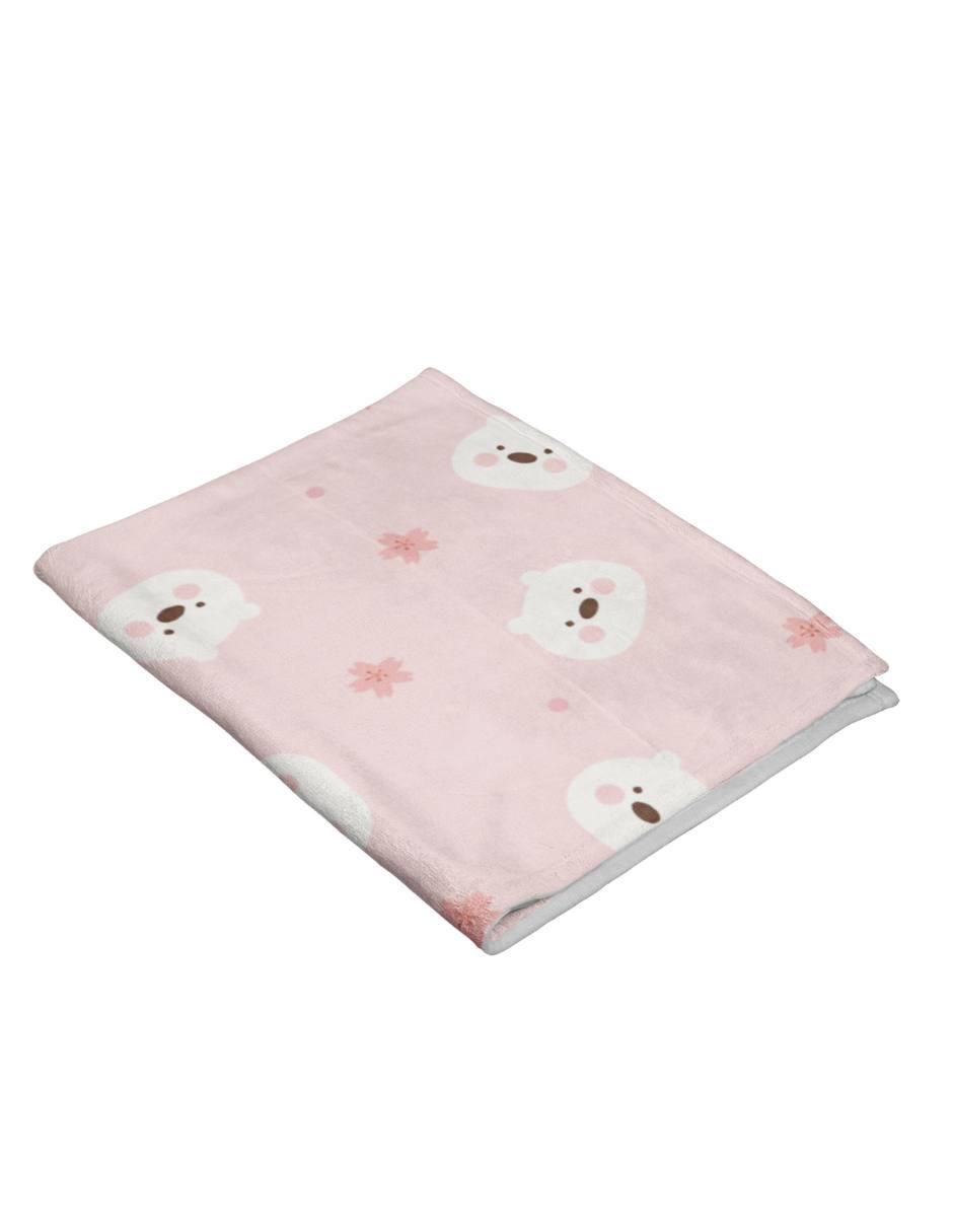 Frazada de tejido de punto Osos Rosas 2