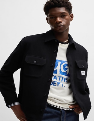 Camisa casual de algodón manga larga para hombre Camisa casual de algodón manga larga para hombre