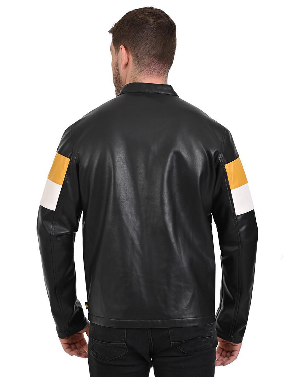 Chamarra casual con bolsillos para hombre