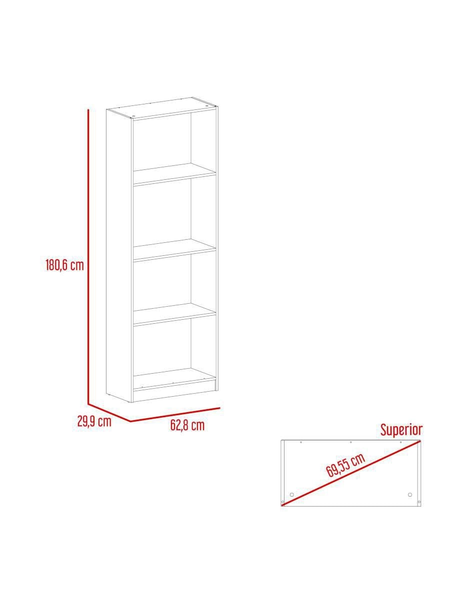 Librero armable Home Eco de melamina 6