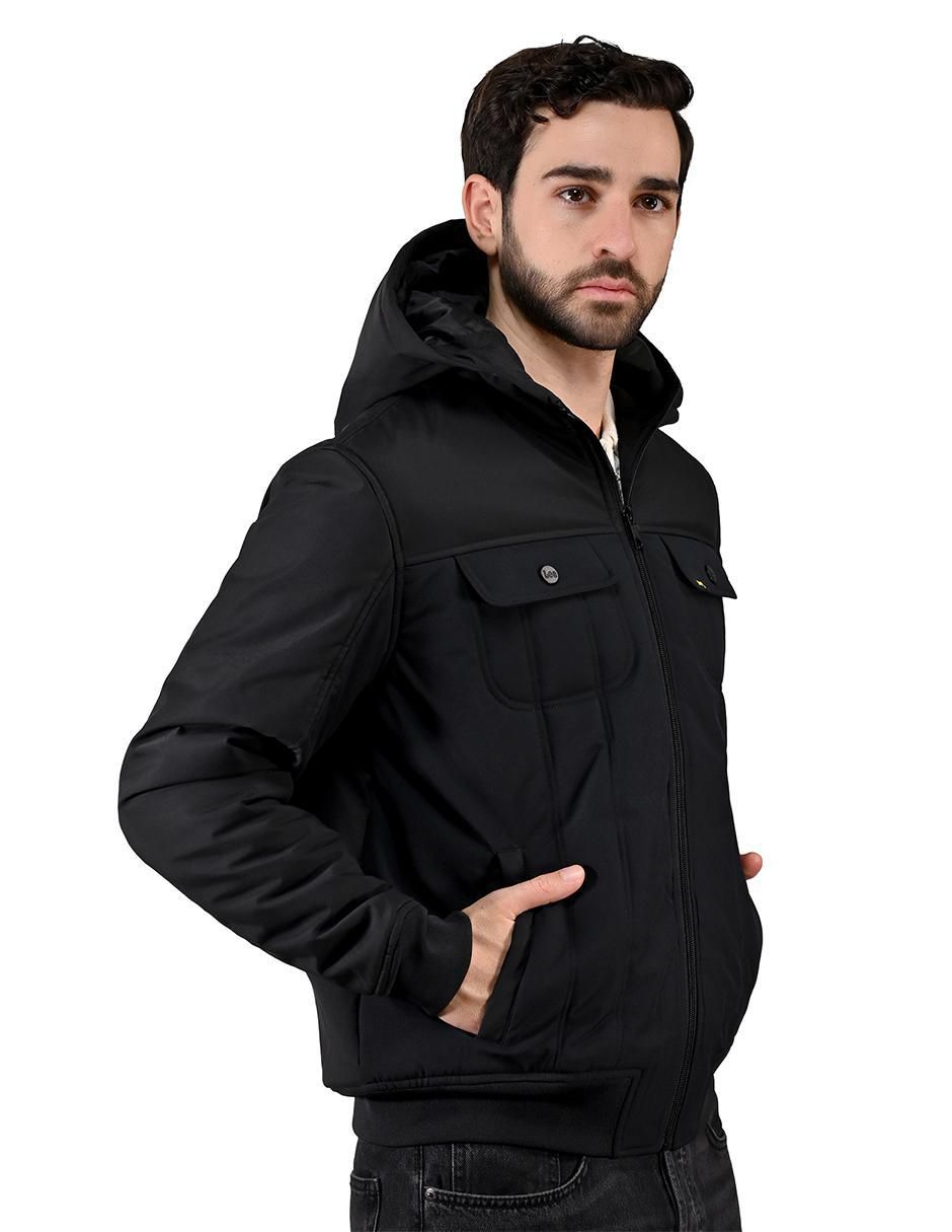 Chamarra casual con bolsillos para hombre 5